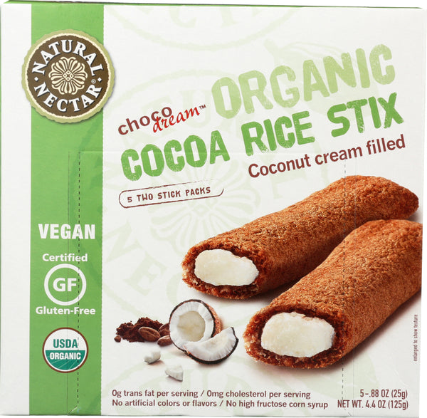NATURAL NECTAR: Gluten Free Coconut Cream Rice Stick, 4.4oz
