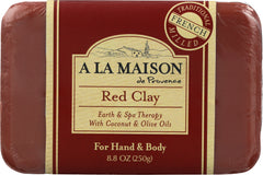 A LA MAISON: Soap Bar Earth Spa Red Clay, 8.8 oz