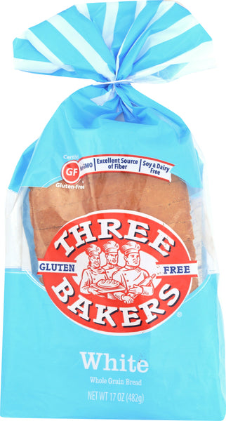 THREE BAKERS: Whole Grain Gluten-Free White Bread, 17 oz