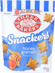 THREE BAKERS: Snack Honey Graham Gluten Free, 4.5 oz