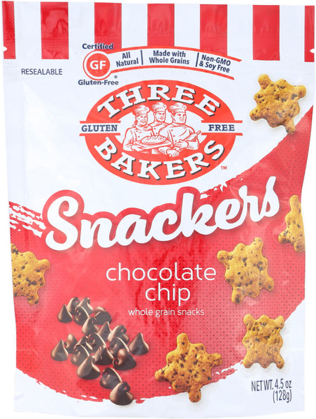 THREE BAKERS: SNACK CHOC CHIP GF (4.500 OZ)