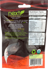 NEXT ORGANICS: Chocolate Covered Fruit Apricot Dark, 4 oz