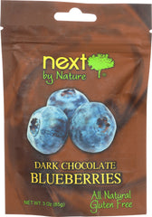 NEXT ORGANICS: Chocolate Covered Blueberry Dark Natural, 3 oz