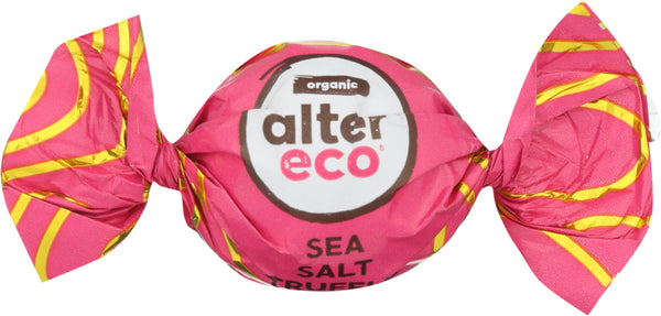 ALTER ECO: Organic Dark Chocolate Sea Salt Truffle, 0.42 oz