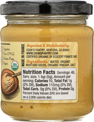 COOKS PANTRY: Organic Finely Ground Dijon Mustard, 7 oz