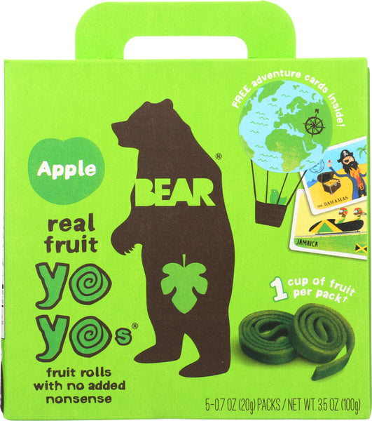 BEAR YOYO: Apple Fruit Rolls 3.5 Oz