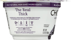 CHOBANI: Fob 0% Fat Blackberry Yogurt, 5.3 oz