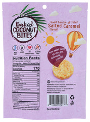 KIM'S MAGIC POP: Baked Coconut Bites Salted Caramel, 3.52 oz