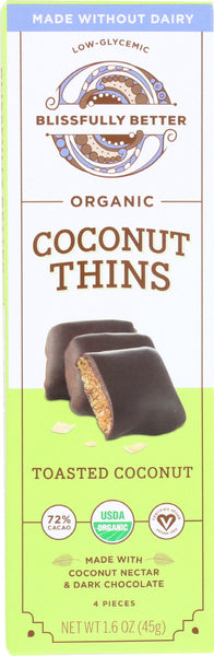 BLISSFULLY BETTER: Toasted Coconut Chocolate, 1.6 oz