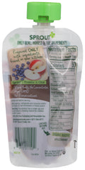 SPROUT: Baby Food Apple Blueberry, 3.5 oz