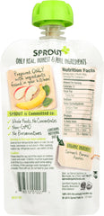 SPROUT: Baby Food Spinach Banana Apple, 3.5 oz