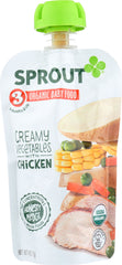 SPROUT: Vegetables & Chicken, 4 oz
