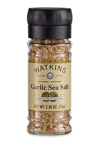 WATKINS: Grinder Sea Salt Garlic, 2.65 oz