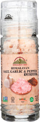 HIMALAYAN CHEF: Grinder Salt Himalayan Garlic Pepper, 3.53