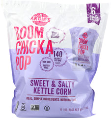 ANGIES: Sweet & Salty Kettle Corn 6 ct, 6 oz