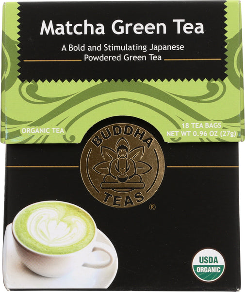 BUDDHA TEAS: Green Tea Matcha, 0.96 oz