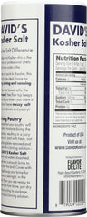 DAVIDS: Kosher Salt, 16 oz