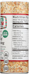 JANES: Chunky Mixed-Up Garlic Seasoning, 4.75 oz