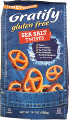 GRATIFY: Gluten Free Pretzels Sea Salt Twists, 14.1 oz