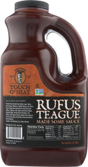 RUFUS TEAGUE: Touch O' Heat BBQ Sauce, 1 ga