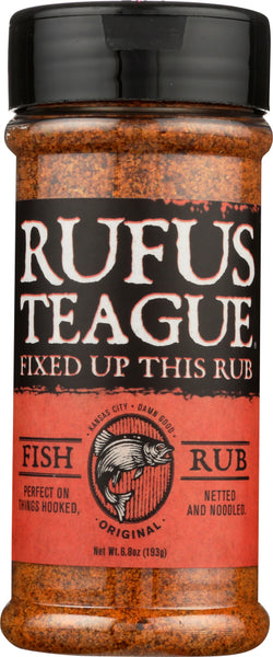 RUFUS TEAGUE: Fish Rub, 6.8 oz