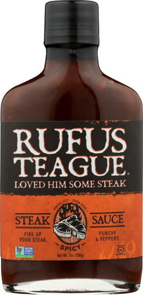 RUFUS TEAGUE: Spicy Steak Sauce, 7 oz