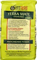ECO TEA: Organic Yerba Mate Tea Loose, 16 oz