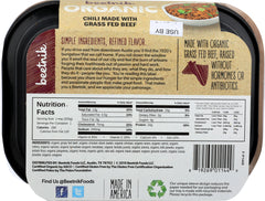 BEETNIK: Chili Made With Organic Grass Fed Beef, 9 oz