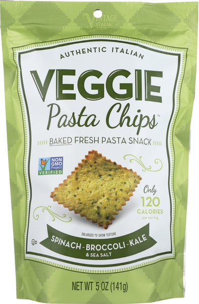 VINTAGE: Chip Pasta Green Veggie, 5 oz