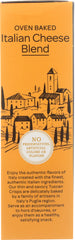 DOLCETTO: Tuscan Crisps Italian Cheese Blend, 5.3 oz
