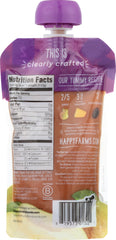 HAPPY BABY: S2 Pear Squash Blackberry Organic, 4 oz