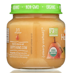 HAPPY BABY: Stage 1 Pears Baby Snack in Jar, 4 oz