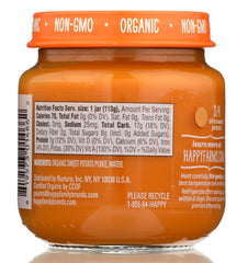 HAPPY BABY: Stage 1 Sweet Potatoes Baby Food in Jar, 4 oz