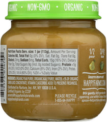 HAPPY BABY: Stage 2 Pears and Kale Baby Food, 4 oz