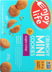 ENJOY LIFE: Sugar Crisp Crunchy Mini Cookies, 6 oz