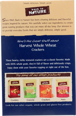 BACK TO NATURE: Harvest Whole Wheat Crackers, 8.5 oz