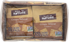 BACK TO NATURE: Grab & Go Crispy Wheat Crackers 8-1oz, 8 oz