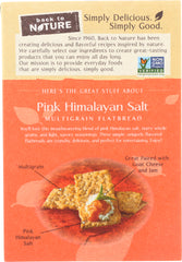 BACK TO NATURE: Pink Himalayan Salt Multigrain Flatbread Cracker, 5.5 oz