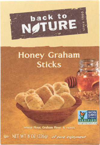 BACK TO NATURE: Honey Graham Sticks, 8 oz