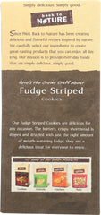 BACK TO NATURE: Fudge Stripe Shortbread Cookie, 8.5 oz