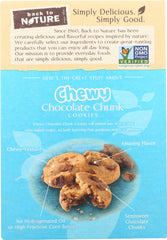 BACK TO NATURE: Chewy Chocolate Chunk Cookies, 8 oz