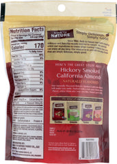 BACK TO NATURE: Hickory Smoked California Almonds, 9 oz