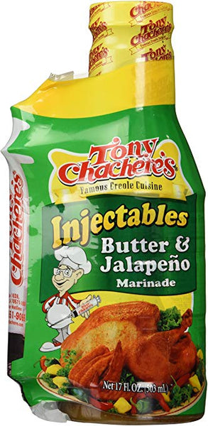 TONY CHACHERES: Marinade & Injectables Butter Jalapeno, 17 oz