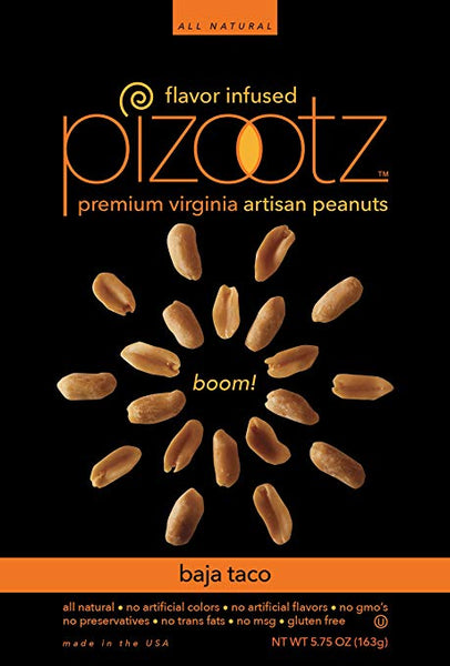 PIZOOTZ FLAVOR INFUSED: Peanut Baja Taco Infused 5.75 oz