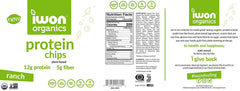 I WON NUTRITION: Organic Ranch Protein Chips, 1.5 oz