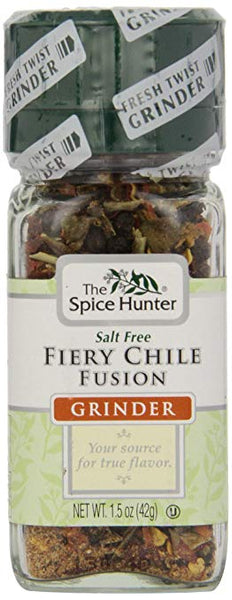 SPICE HUNTER: Grinder Twist Fiery Chile Fusion, 1.5 oz