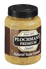 PLOCHMANS: Mustard Stone Ground Pet, 9 oz