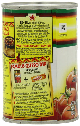 RO TEL: Original Diced Tomatoes and Green Chilies, 10 oz