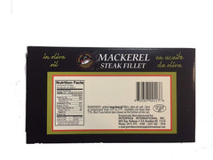 GRILLED CATCH: Mackerel Steak in Olive Oil, 6.7 oz