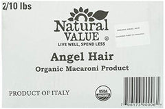 NATURAL VALUE: Pasta-Angel Hair 2-10 LB, 20 lb
